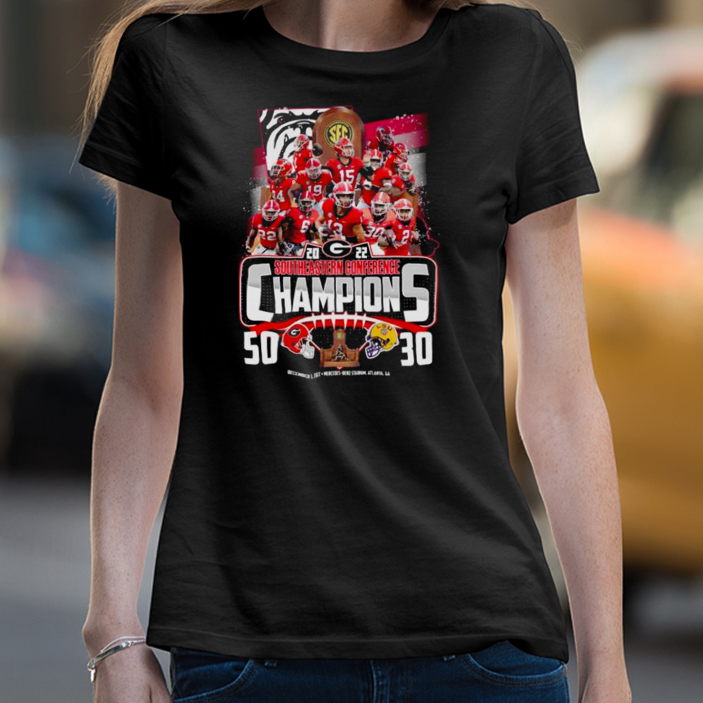 Georgia Bulldogs And Lsu Tiger Southeastern Conference Champions 2023 Shirt