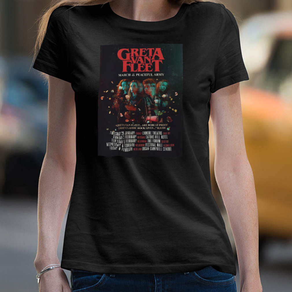 Greta Van Fleet Singer’S Laryngitis Forces Australian Concert Cancelations Shirt