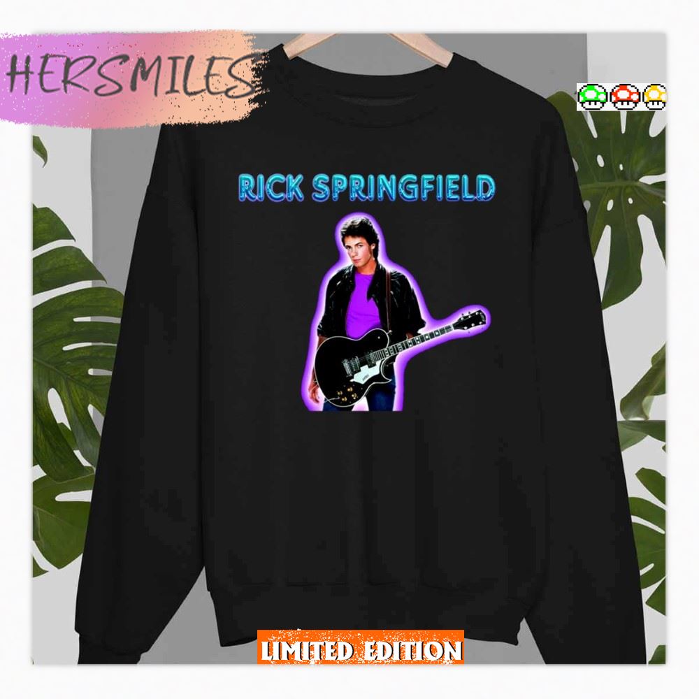 Guitarist Rick Springfield Art  T-Shirt