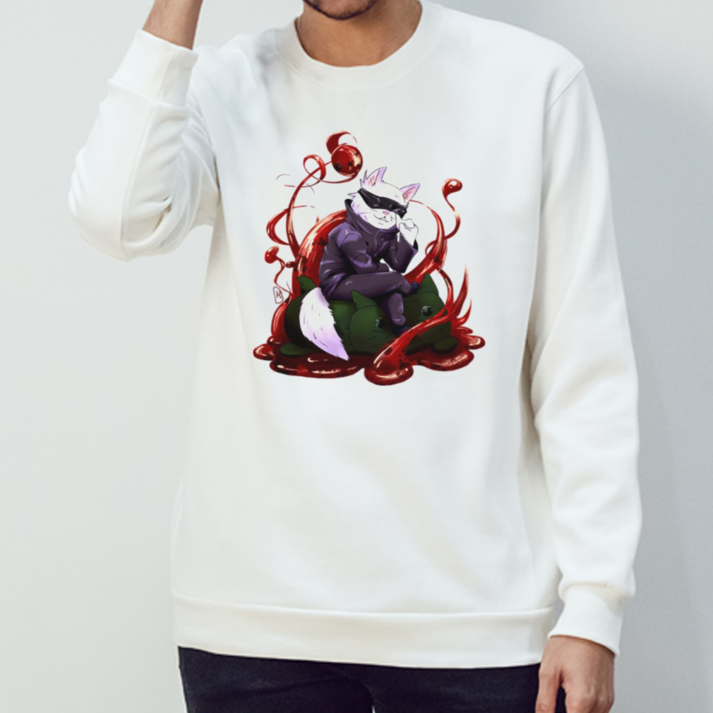 Inspired Jjk Jujutsu Kaisen Gojo Satoru Cat Shirt