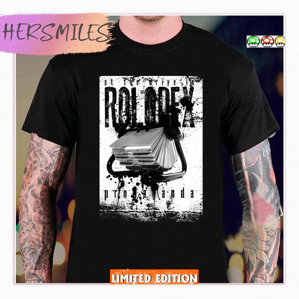 Rolodex Propaganda Aesthetic Design  T-Shirt