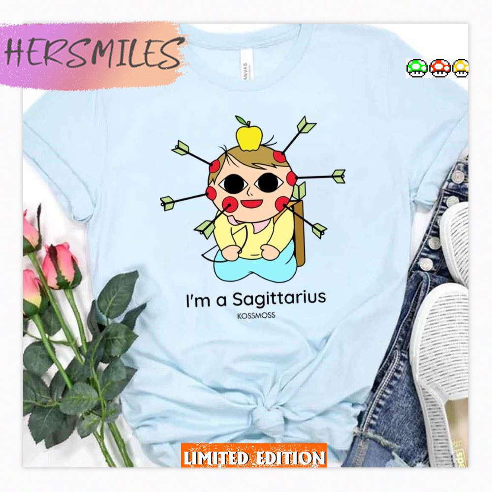Sagittarius Zodiac Sign Kossmoss  T-Shirt