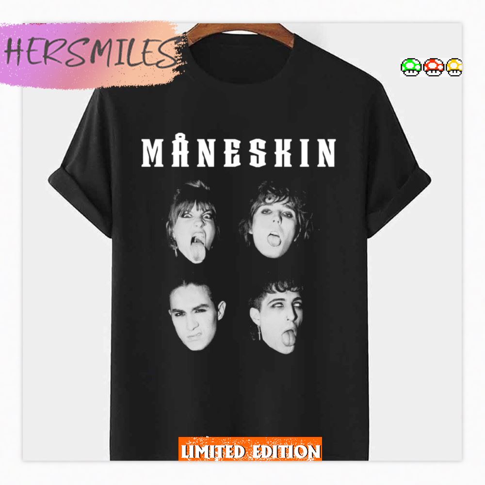 Scary Maneskin’s Members Face  T-Shirt