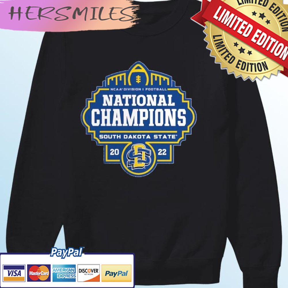 South Dakota State Jackrabbits 2022 National Champions Logo T-shirt ...