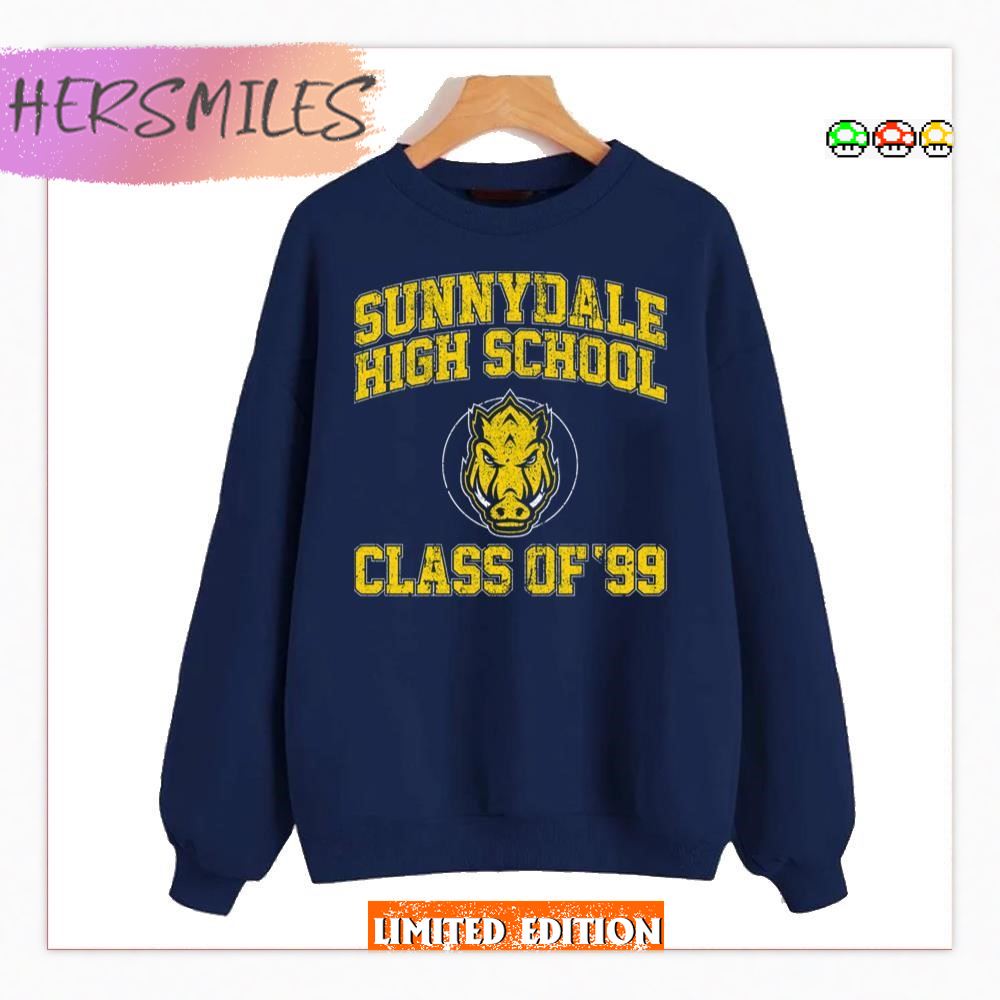 Sunnydale High Class Of 99 Yellow Logo  Shirt