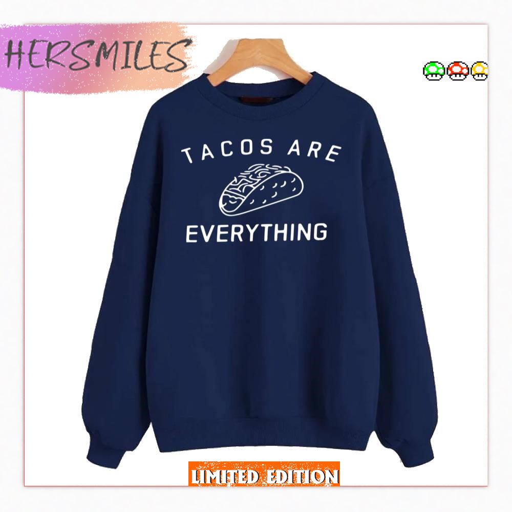 Tacos Are Everything White Logo Doom Patrol  T-shirt