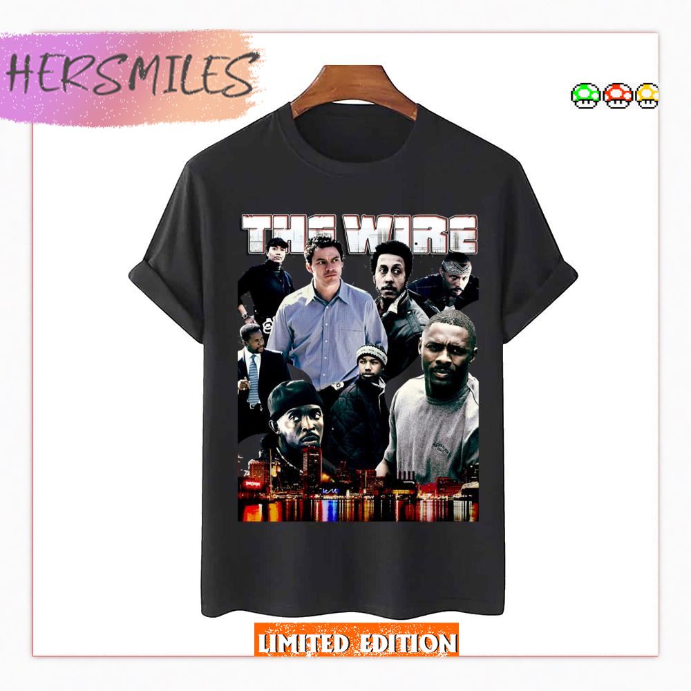 Team Investigate Crime The Wire Series T-shirt