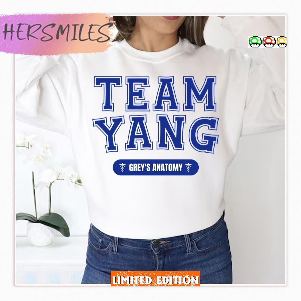 Team Yang Logo Greys Anatomy  Shirt