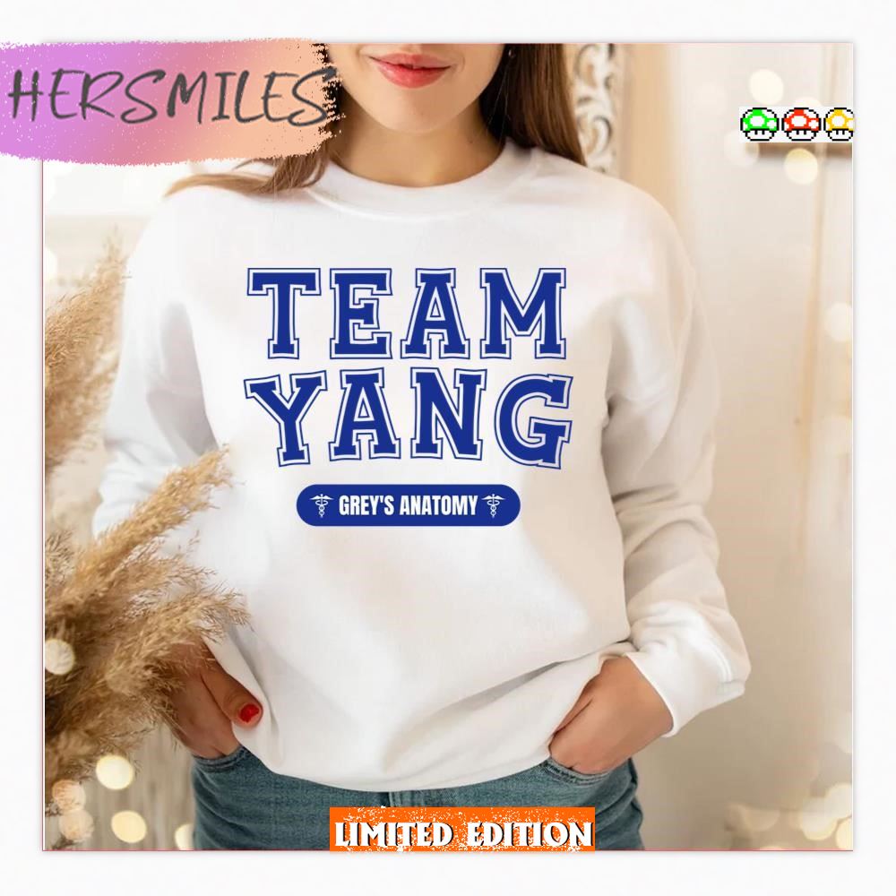 Team Yang Logo Greys Anatomy  Shirt