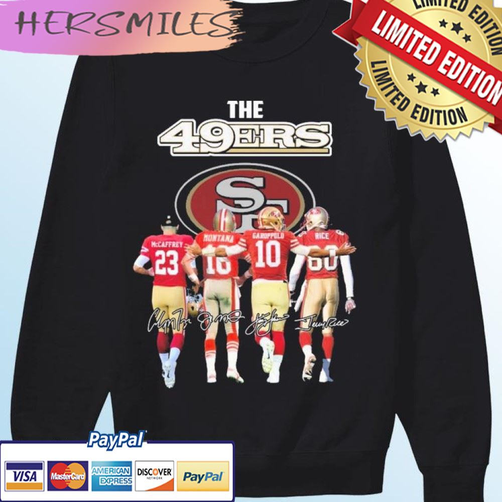 The 49ers Team Players 2022 Signatures T-shirt - Hersmiles