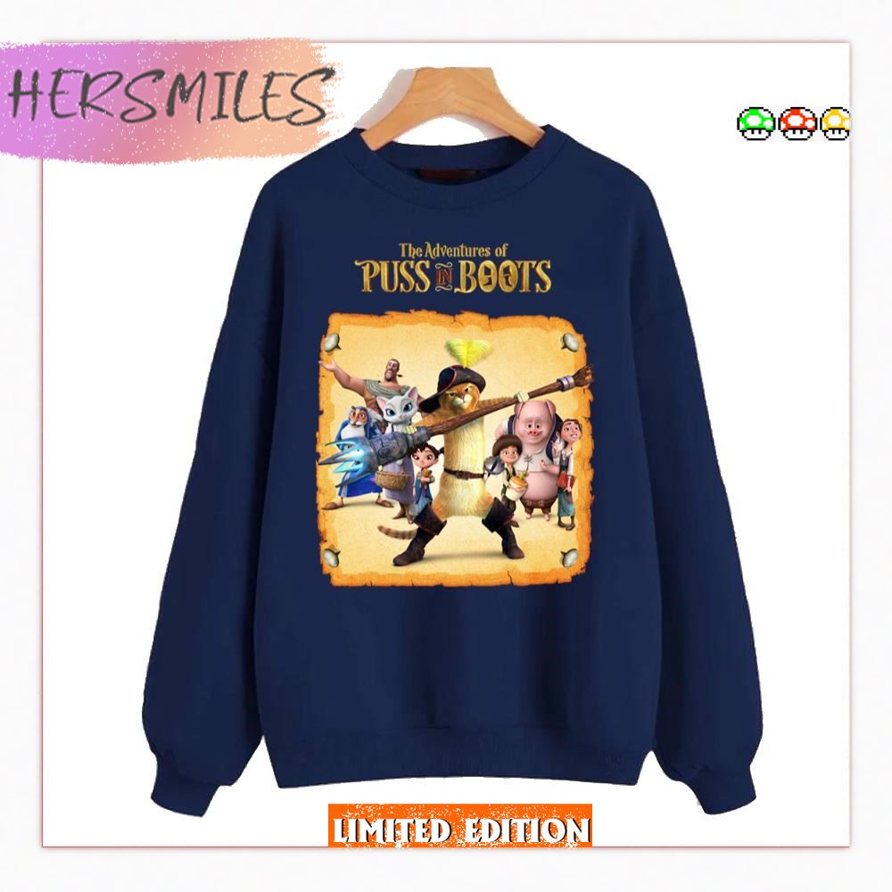The Adventures Of Puss In Boots  T-shirt