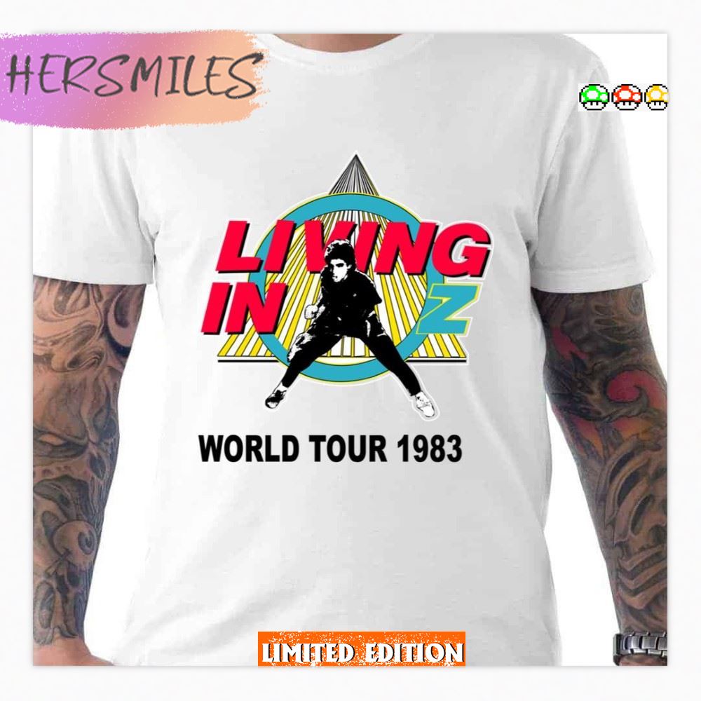 The Best Rick Springfield 1983 Living In Oz Vintage 80s  Shirt
