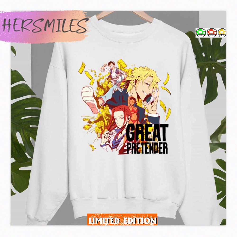 The Great Pretender Anime Series  T-shirt