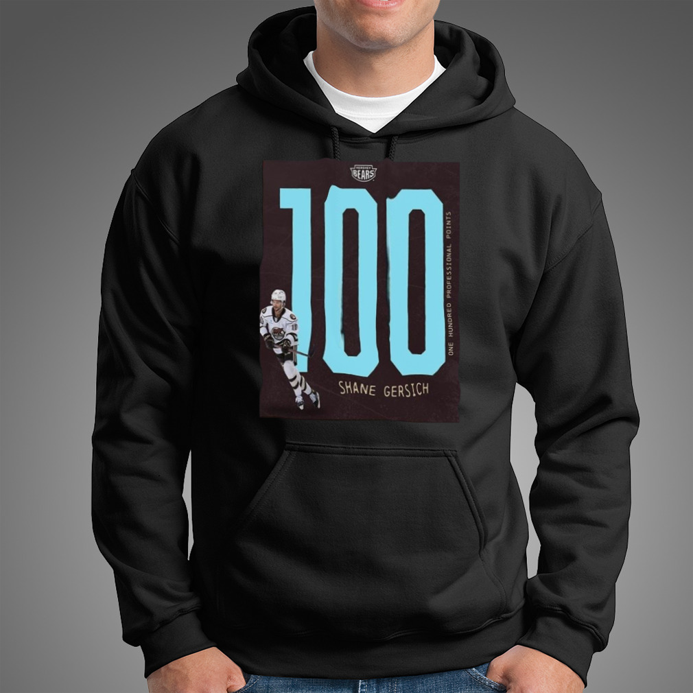The Hershey Bears Shane Gersich 100 Professional Points Shirt