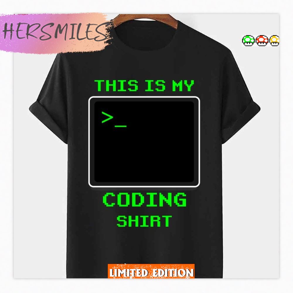 This Is My Coding Shirt  T-Shirt