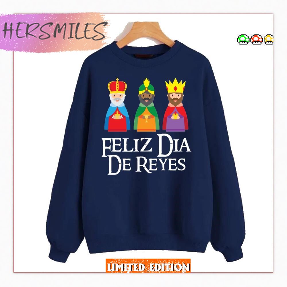 Three Kings Day Epiphany Feliz Dia De Reyes  T-shirt