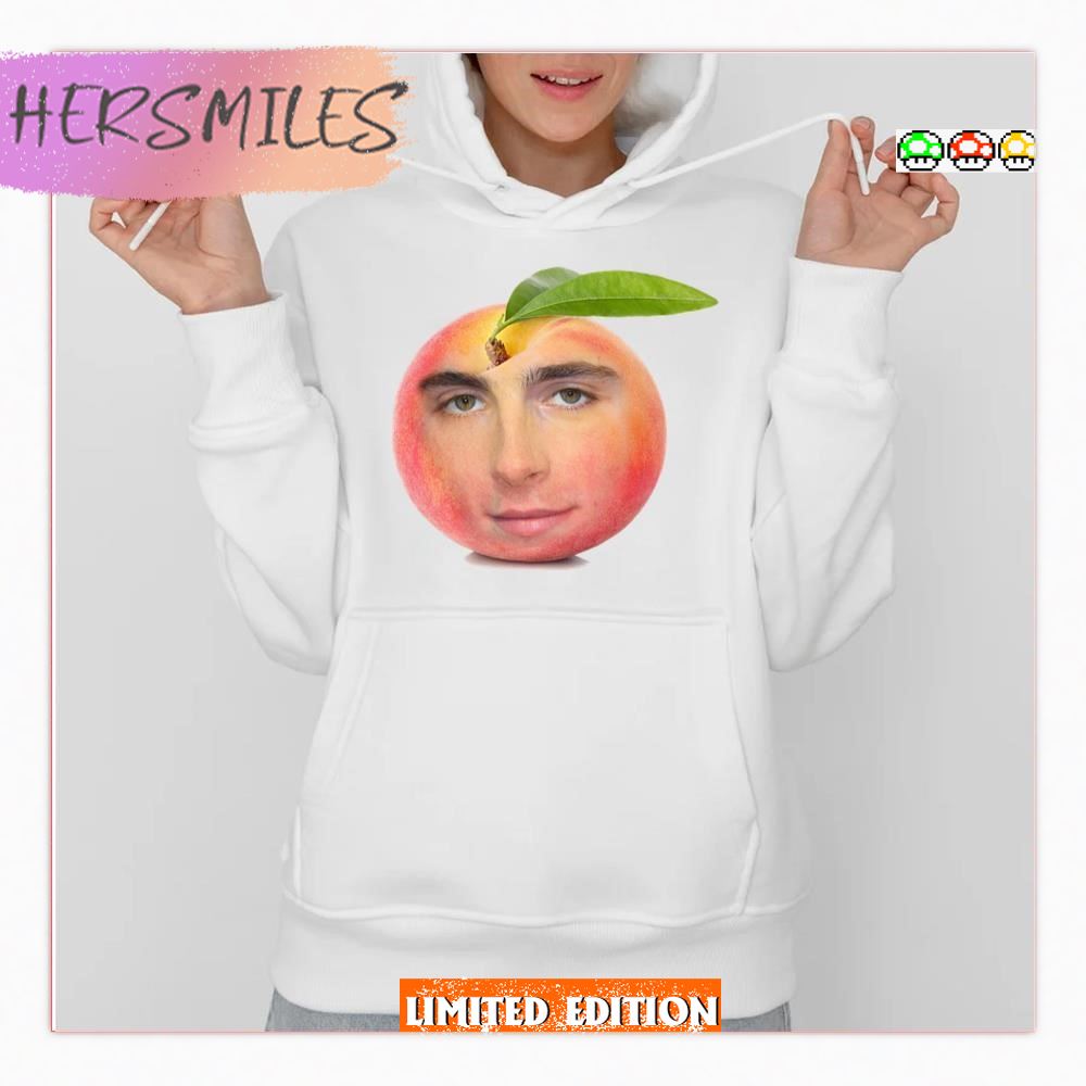 Timothée Chalamet Peach Design Lgbtq Pride Month T-shirt