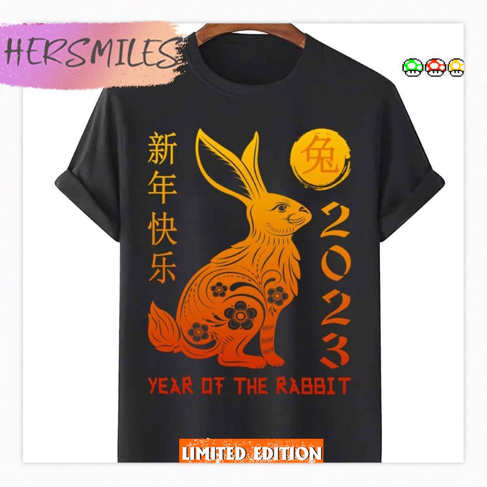 Traditional Year Of The Rabbit 2023 Zodiac Chinese New Year 2023  T-Shirt
