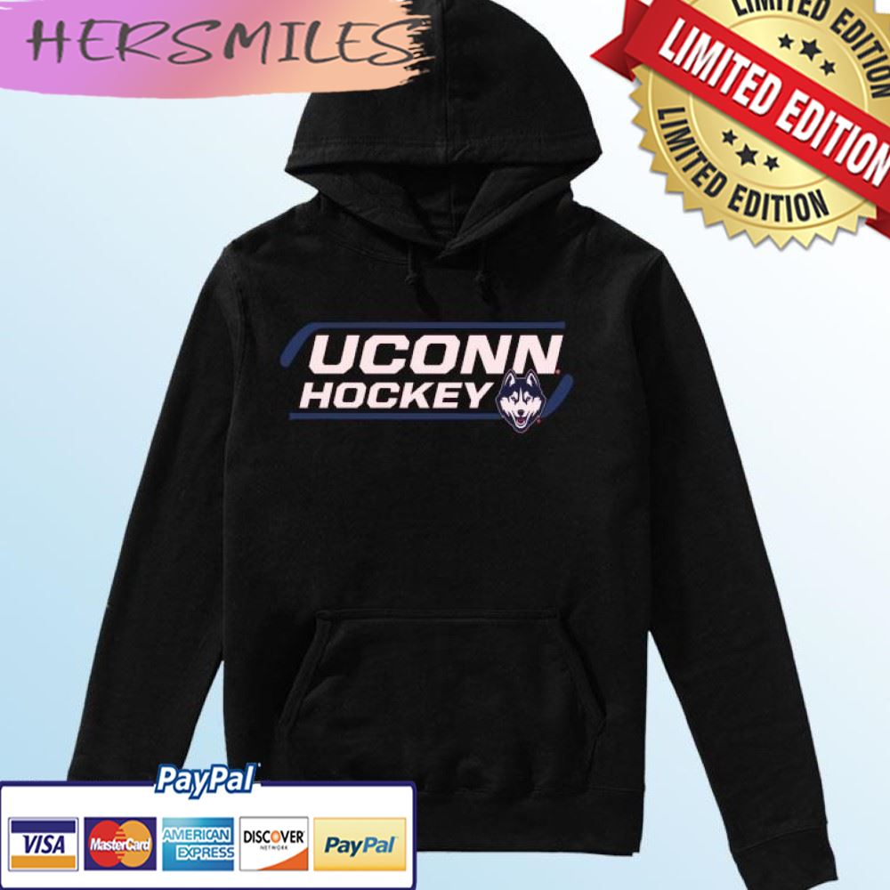 Uconn Huskies Hockey Pair Of Sticks Sueded T-shirt