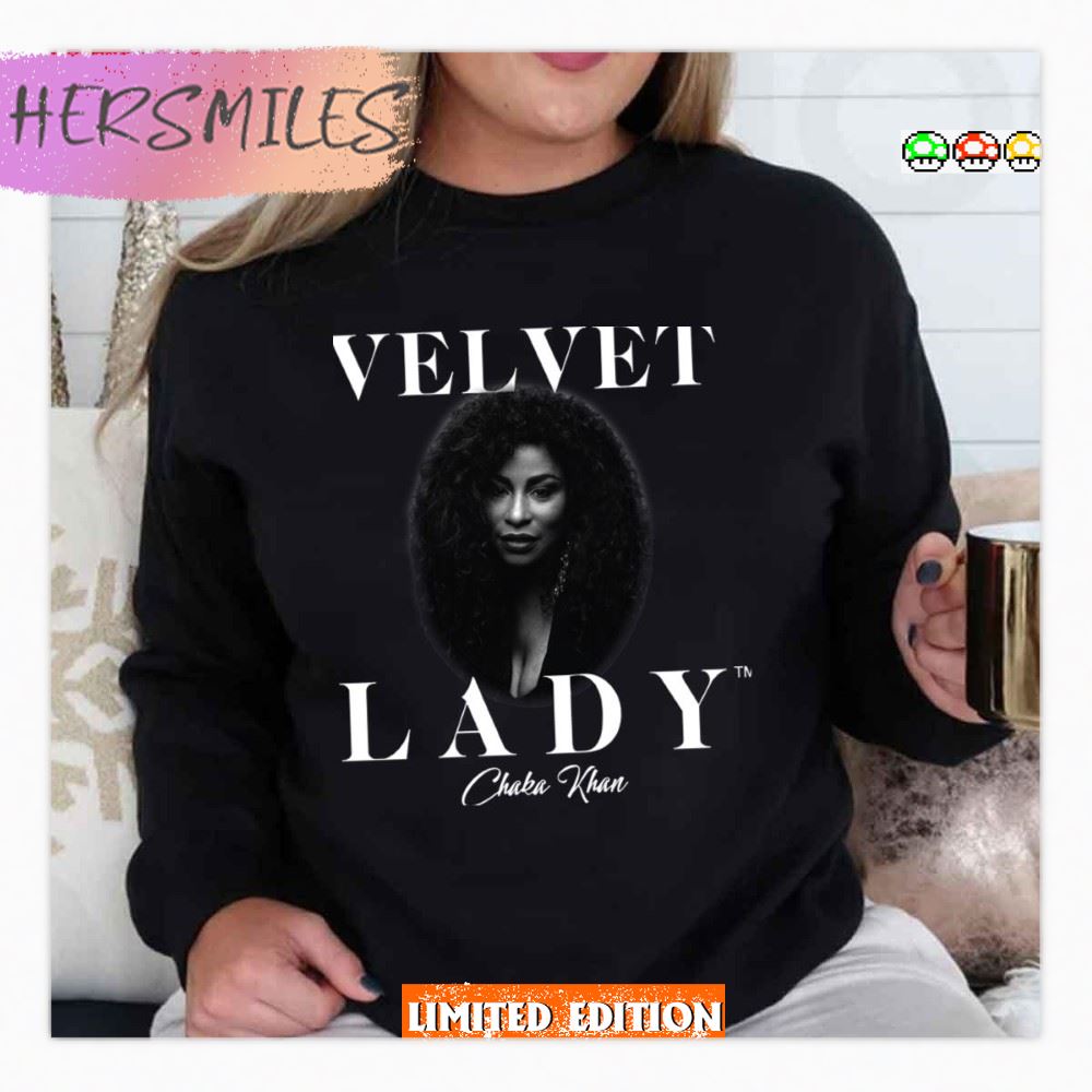 Velvet Lady Chaka Khan Stage Songwriter Vocalist Funk Band Rufus T-shirt