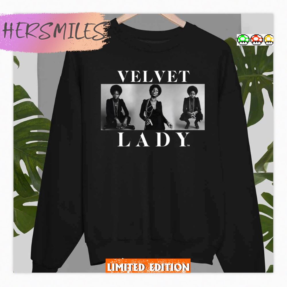 Velvet Lady Nina Simone The Poses Graphic  T-Shirt