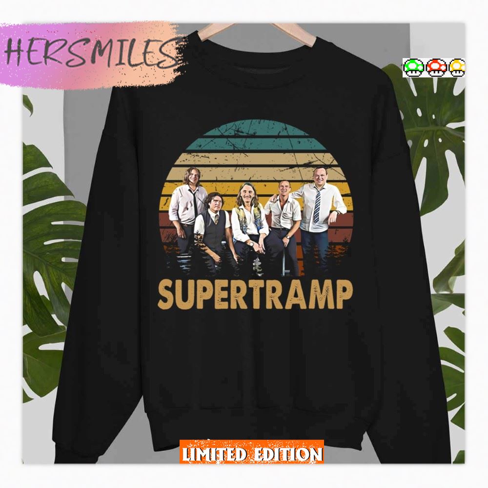Vintage Retro Band Supertramp  T-shirt