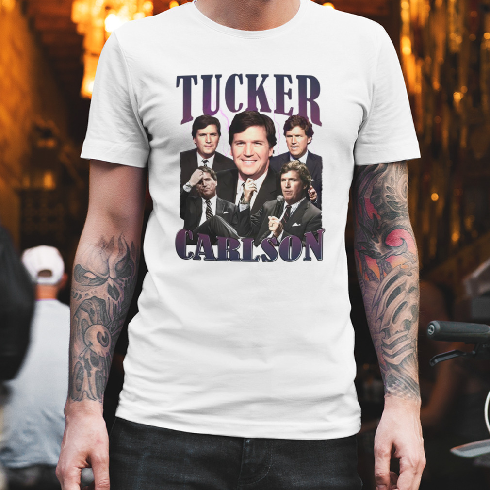 Vintage Retro Bootleg Tucker Carlson Shirt