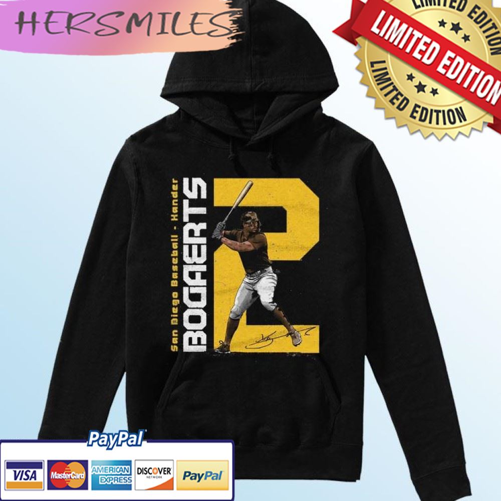 Xander Bogaerts San Diego Padres Vertical Signature Unisex T-Shirt - REVER  LAVIE