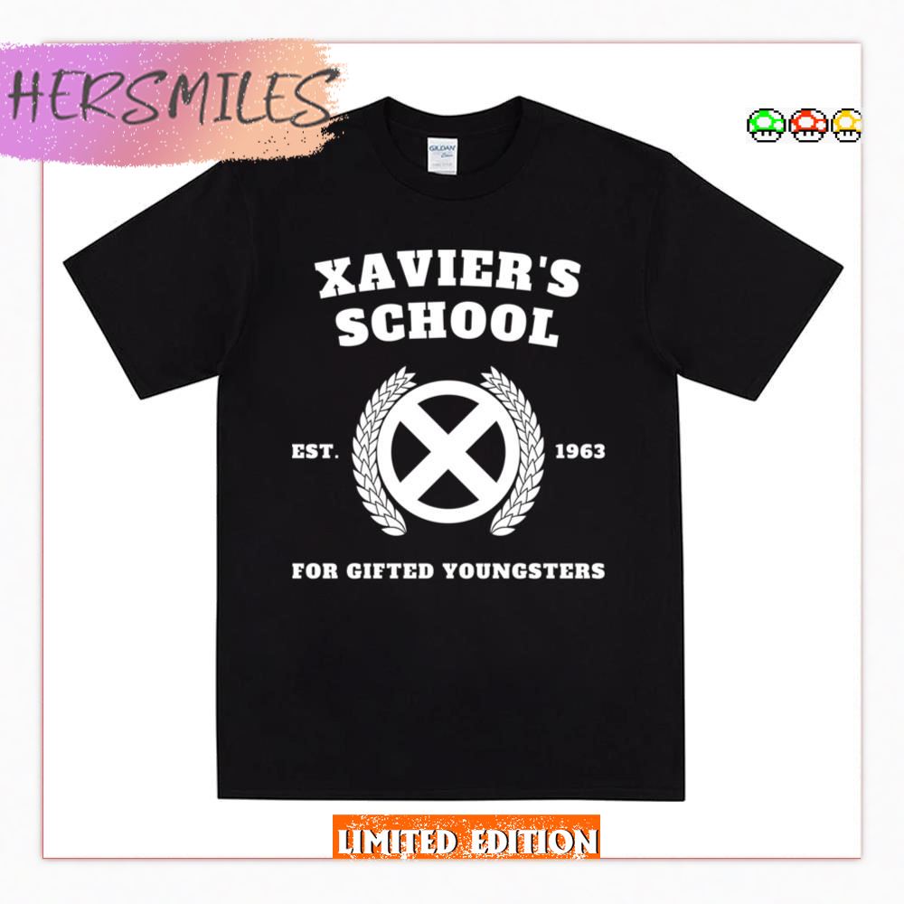 Xavier’s School White Logo Marvel  T-shirt