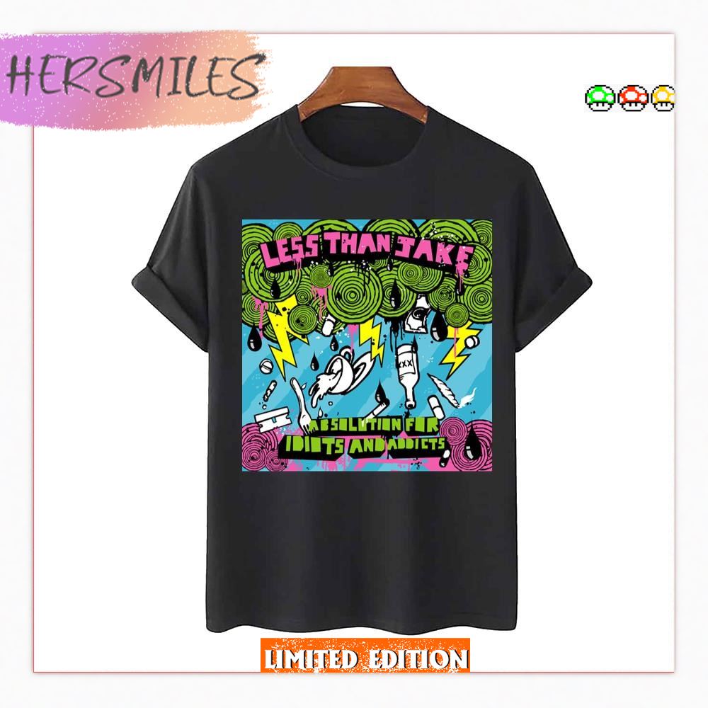 Absolution For Idiots And Addicts Less Than Jake T-shirt