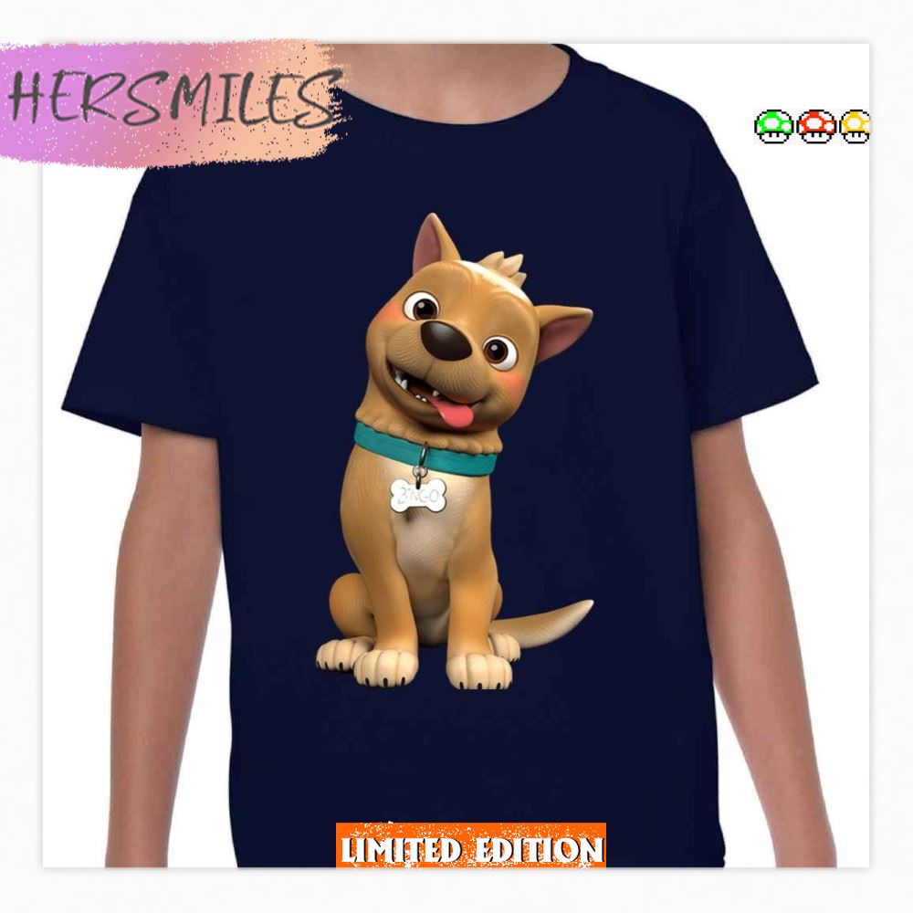 Bingo The Cute Dog From Cocomelon T-shirt Bingo The Cute Dog From Cocomelon T-shirt
