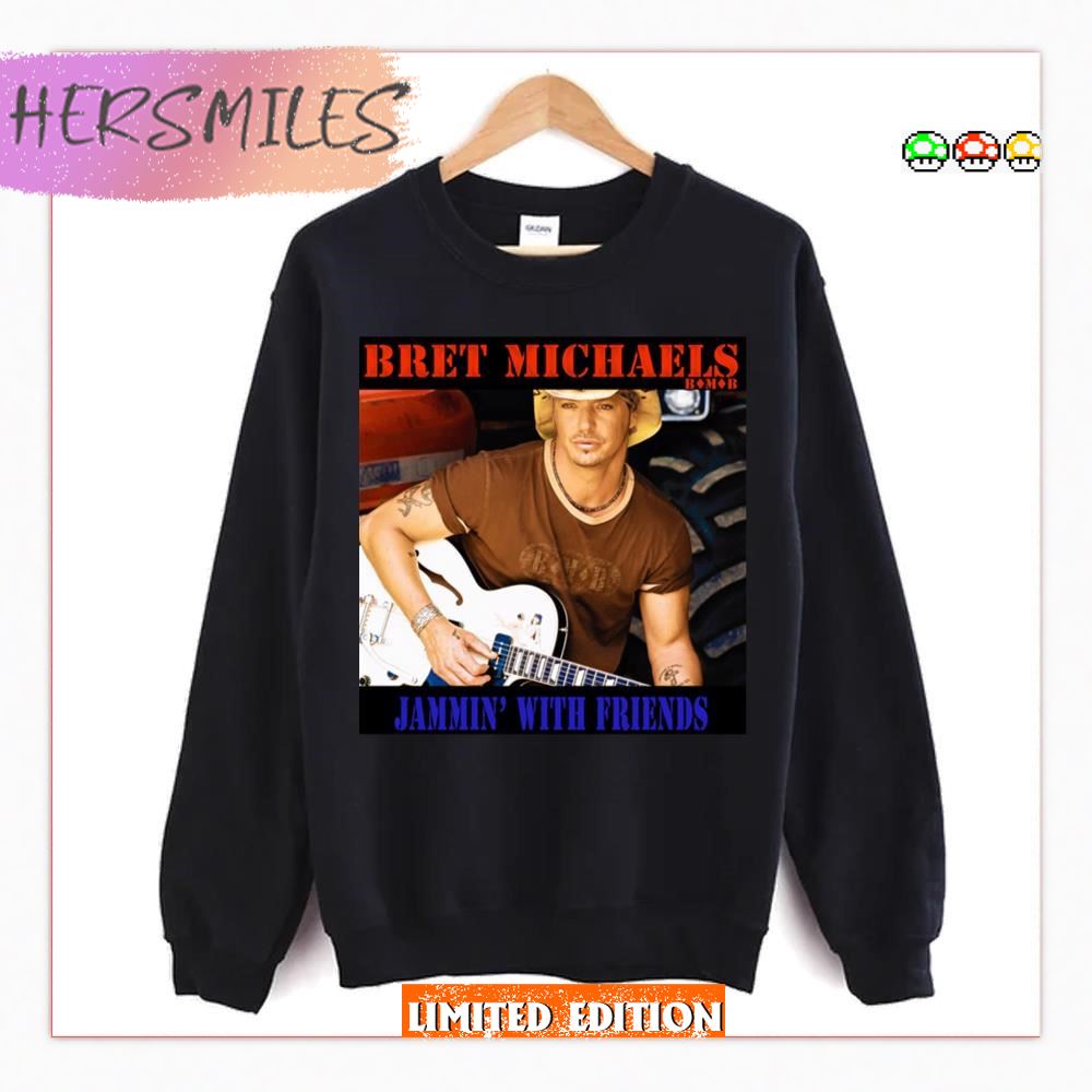 Bret Michaels Jamming 2023 New Tour T-shirt Bret Michaels Jamming 2023 New Tour T-shirt