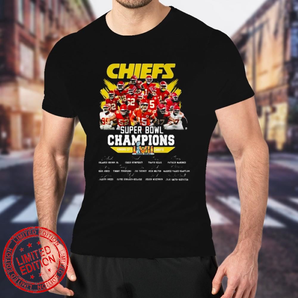 Chiefs Super Bowl Champions LVII Kansas City Chiefs Signatures