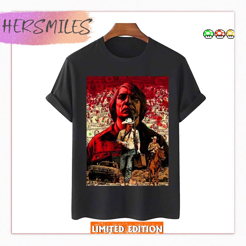 Cowboys No Country For Old Men Artwork T-Shirt