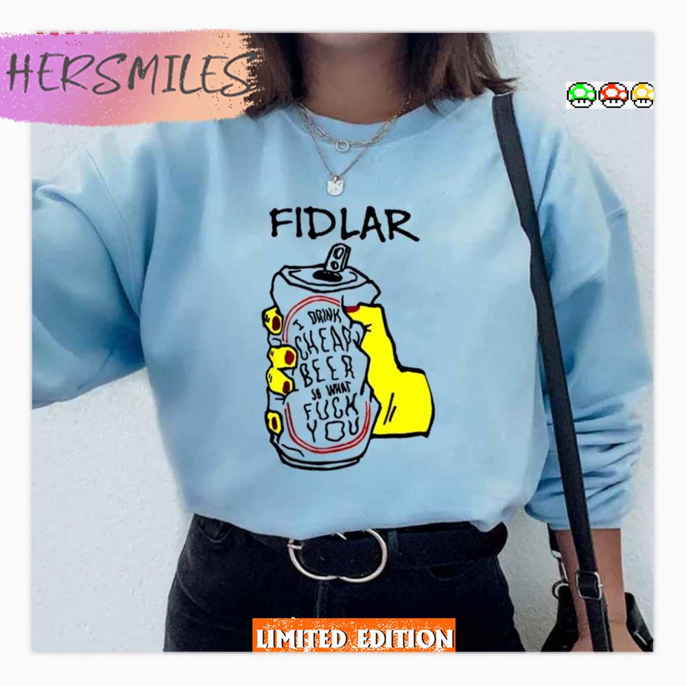 Drink With Fidlar Mac Demarco Nobody T-Shirt