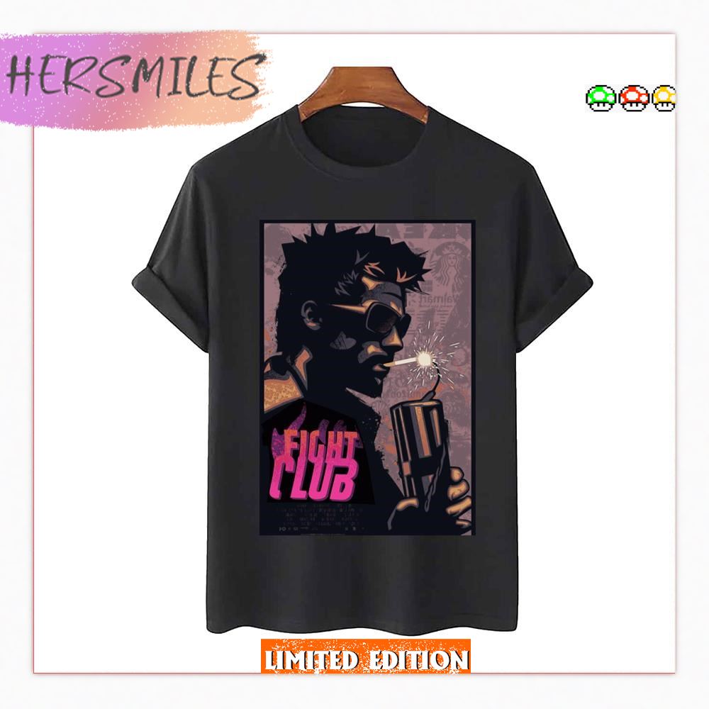 Fight Club Tyler Durden Smoking A Dynamite T-Shirt