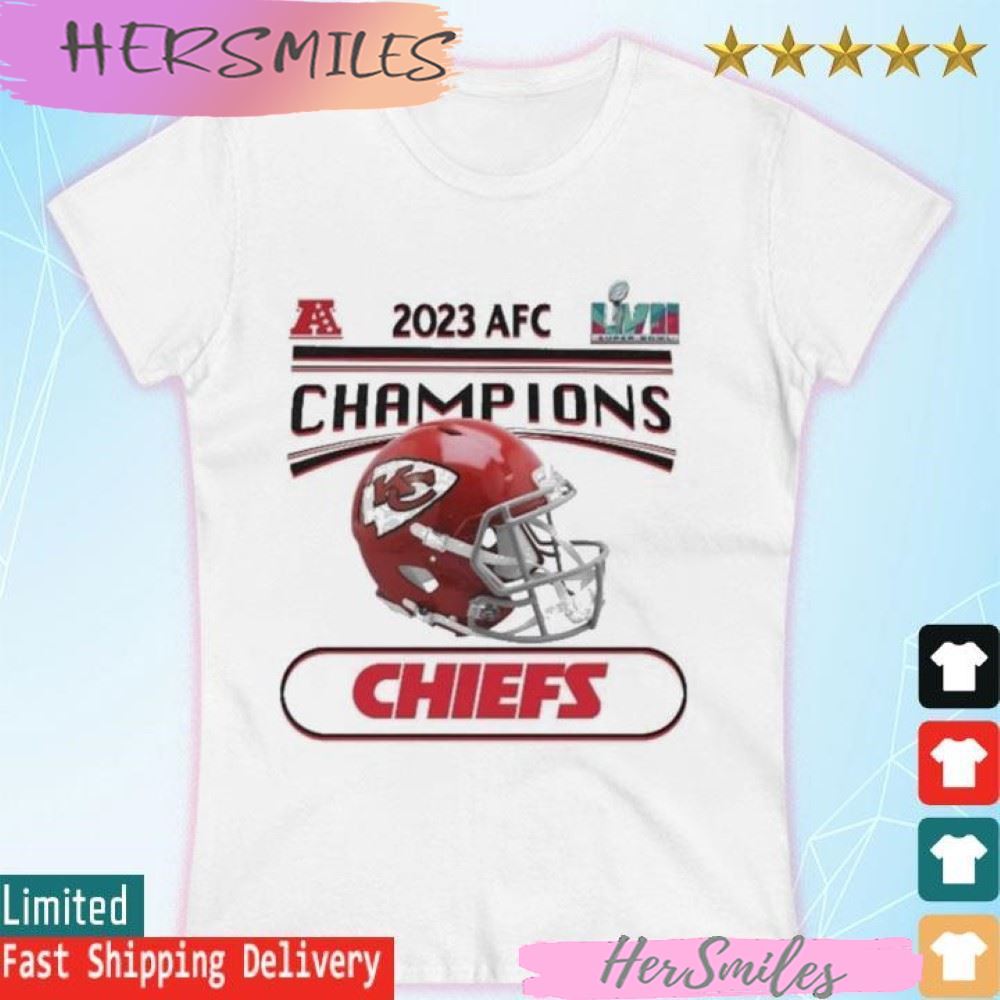 Kansas City Chiefs Super Bowl LVII 2023 AFC Conference Champions T ...