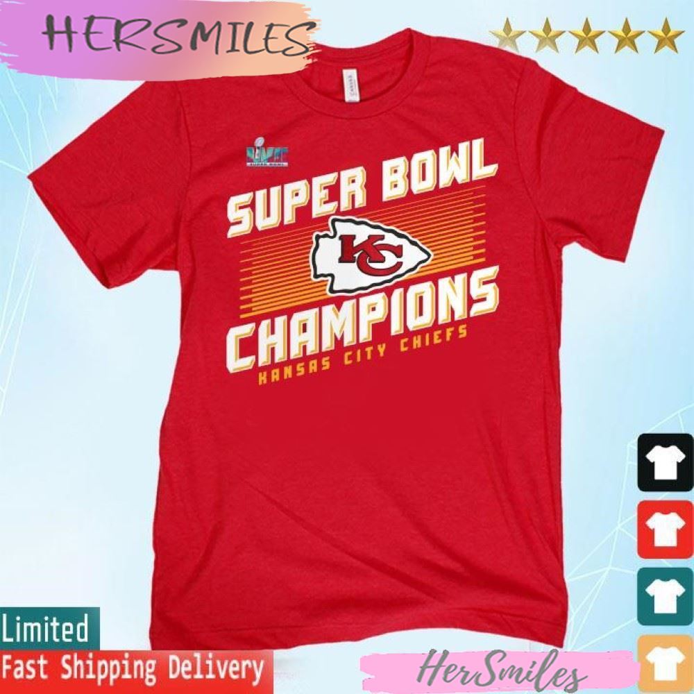 Fanatics Branded Red Kansas City Chiefs Super Bowl LVII Champions Signature Roster T-Shirt