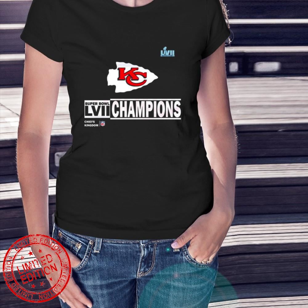 Kansas City Chiefs Super Bowl LviI Champions Logo 2023 T-Shirt - Hersmiles