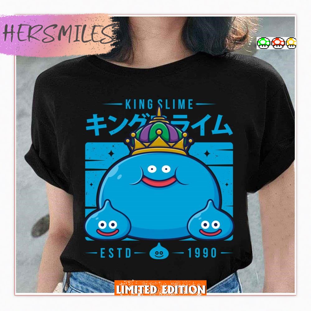 King Slime 1990 Dragon Quest T-shirt King Slime 1990 Dragon Quest T-shirt