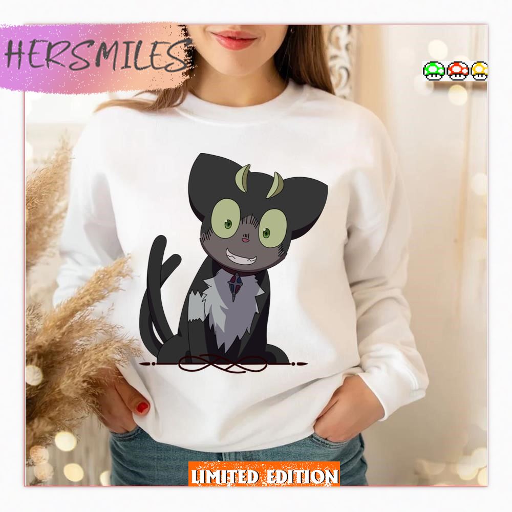 Kuro The 2 Tails Cat Blue Exorcist  T-shirt