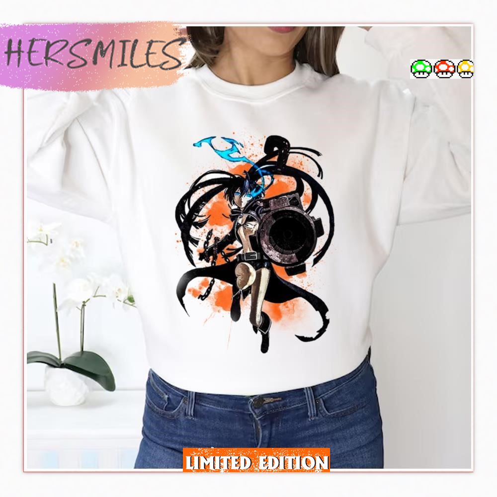 Mato Kuroi Character Black Rock Shooter T-Shirt
