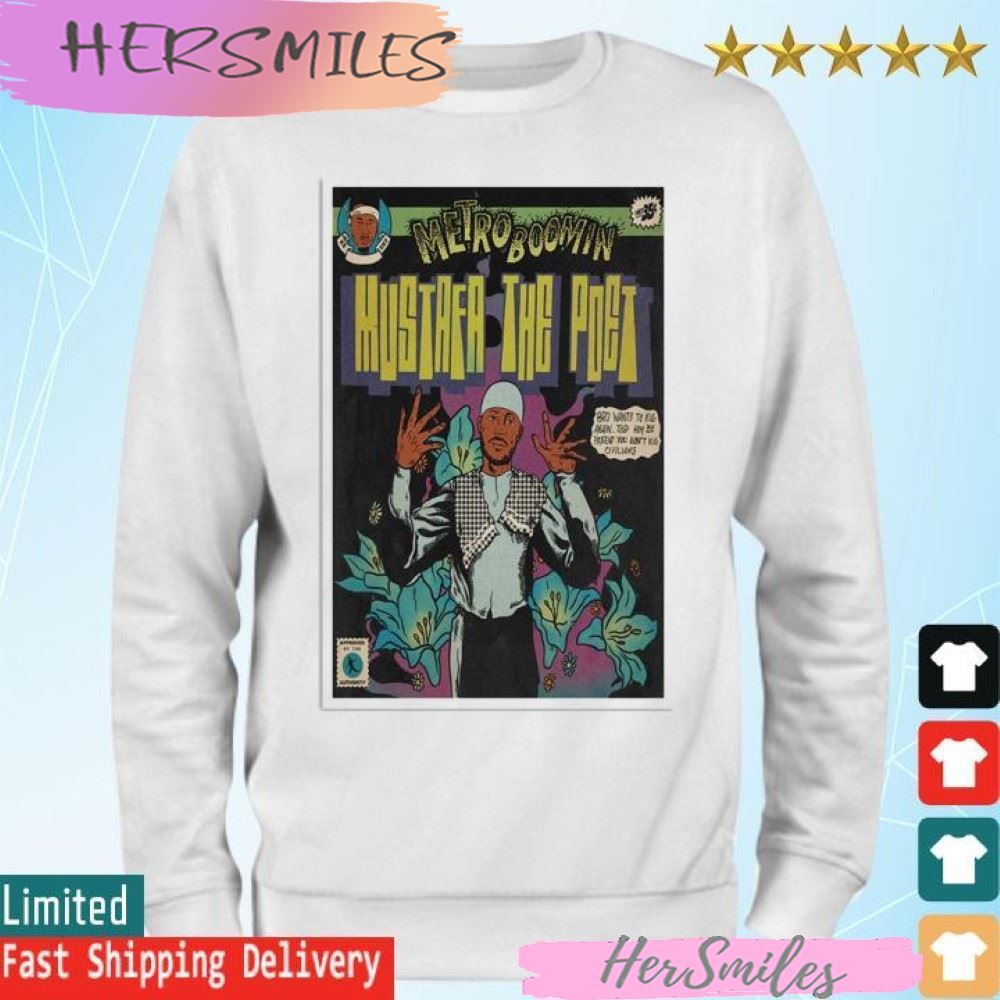Metro Boomin Mustafa The Poet Comic T-shirt Metro Boomin Mustafa The Poet Comic T-shirt
