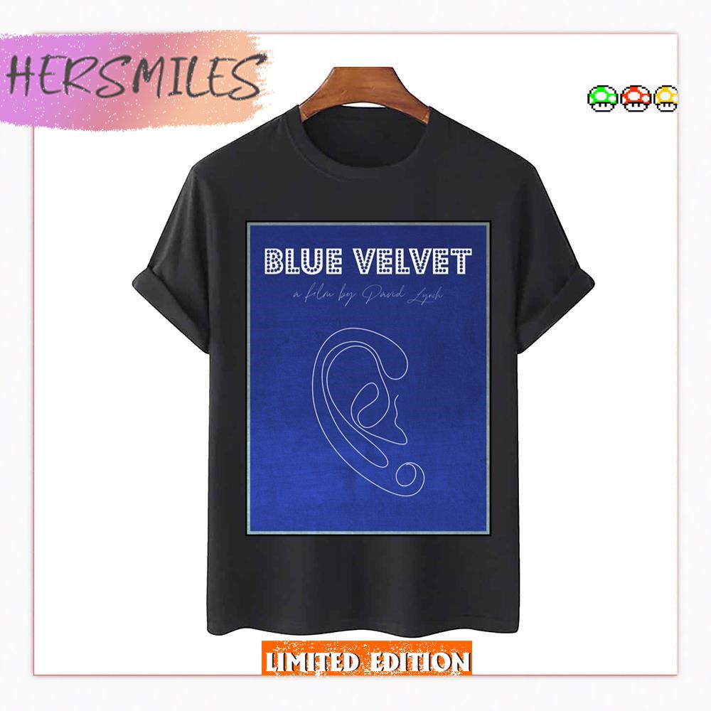 Minimalist Design Blue Velvet Unisex T-Shirt