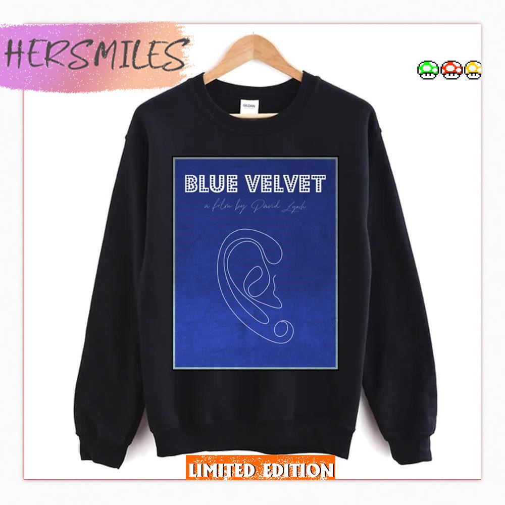 Minimalist Design Blue Velvet Unisex T-Shirt