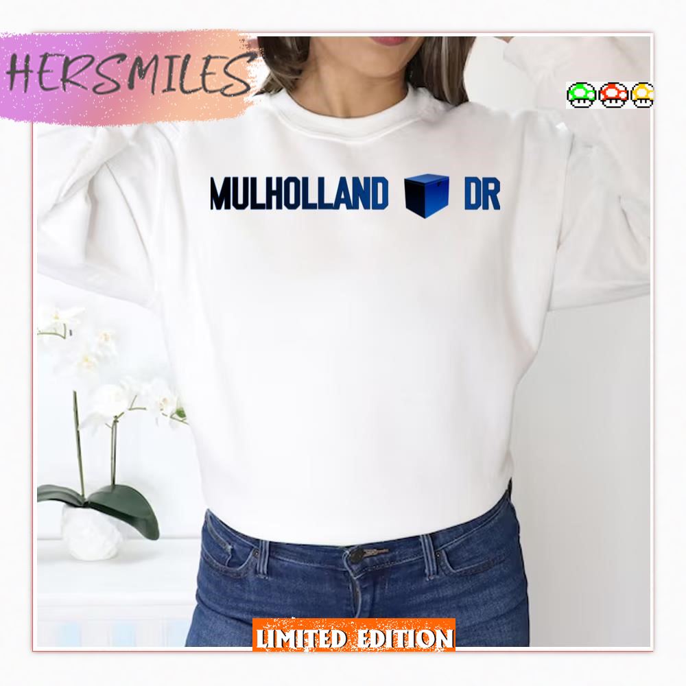 Mulholland Drive Box Logo Design Unisex Sweatshirt