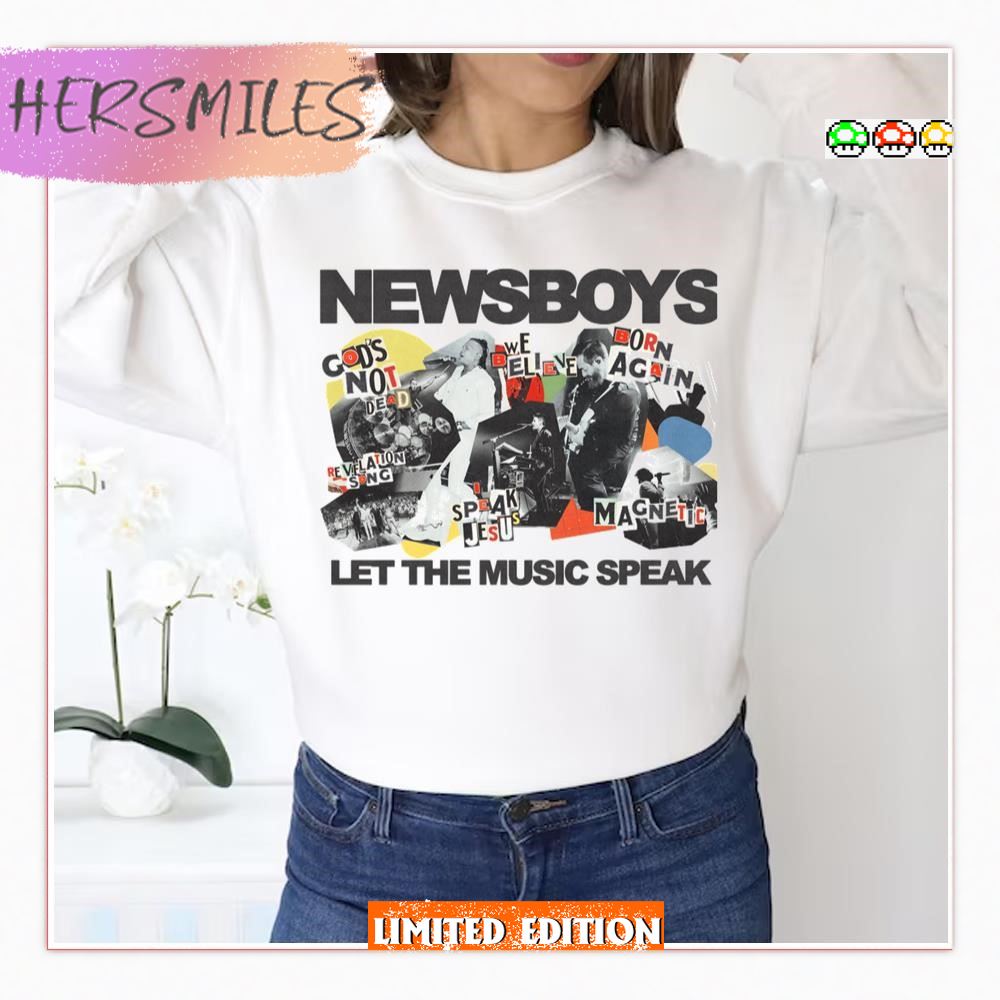 Newboys Music Speak United 2023 New Tour T-shirt