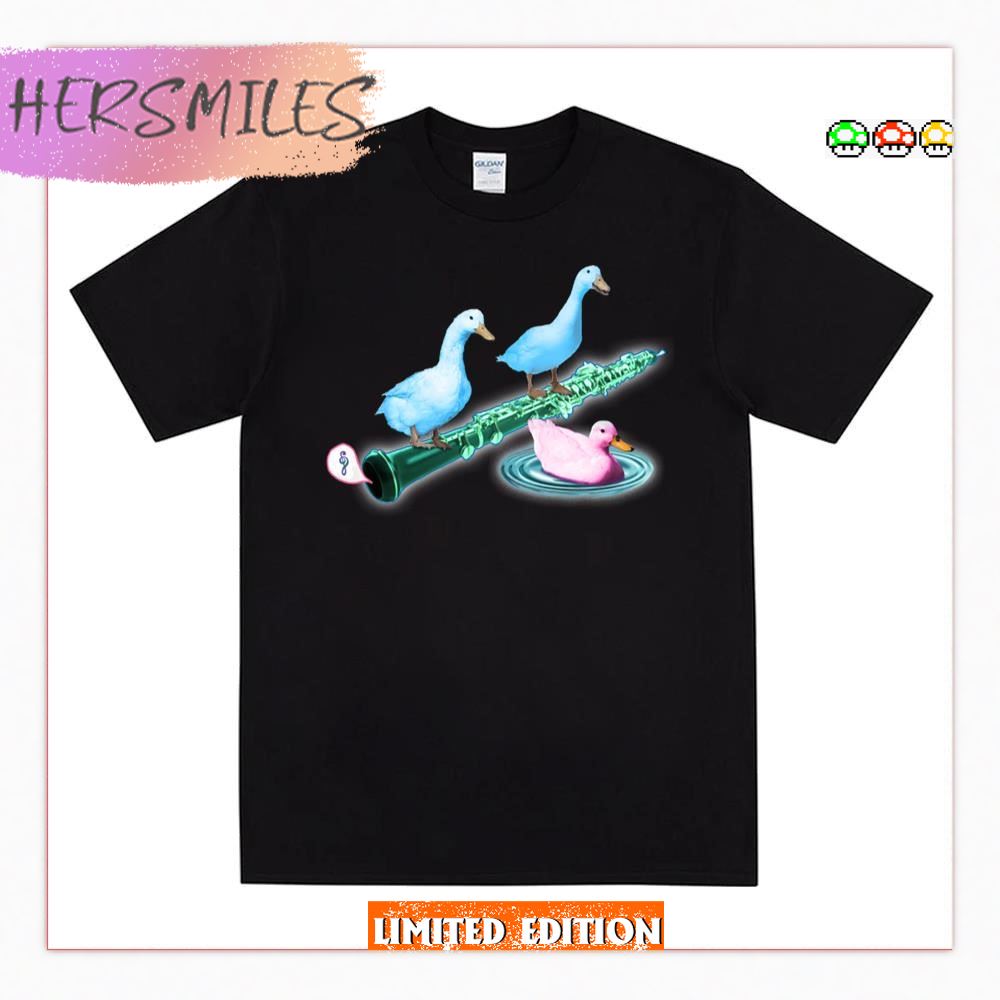 Oboe With Friendly Ducks T-shirt Oboe With Friendly Ducks T-shirt