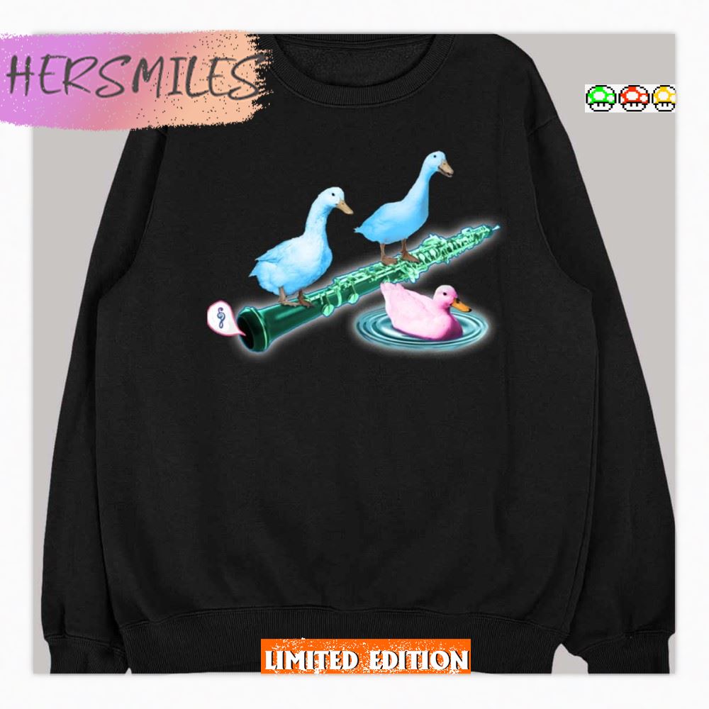 Oboe With Friendly Ducks T-shirt Oboe With Friendly Ducks T-shirt