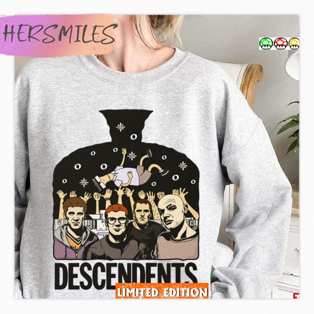 Oldies Punk Funny Art Descendents T-shirt Oldies Punk Funny Art Descendents T-shirt